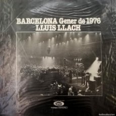 Discos de vinilo: DISCO VINILO LP . CONCERT EN DIRECTE . LLUIS LLACH BARCELONA GENER DE 1976