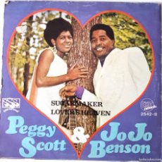Discos de vinilo: PEGGY SCOTT & JO JO BENSON...SUGARMAKER.( SSS INTERNATIONAL ‎1969 ) SPAIN. SOUL.
