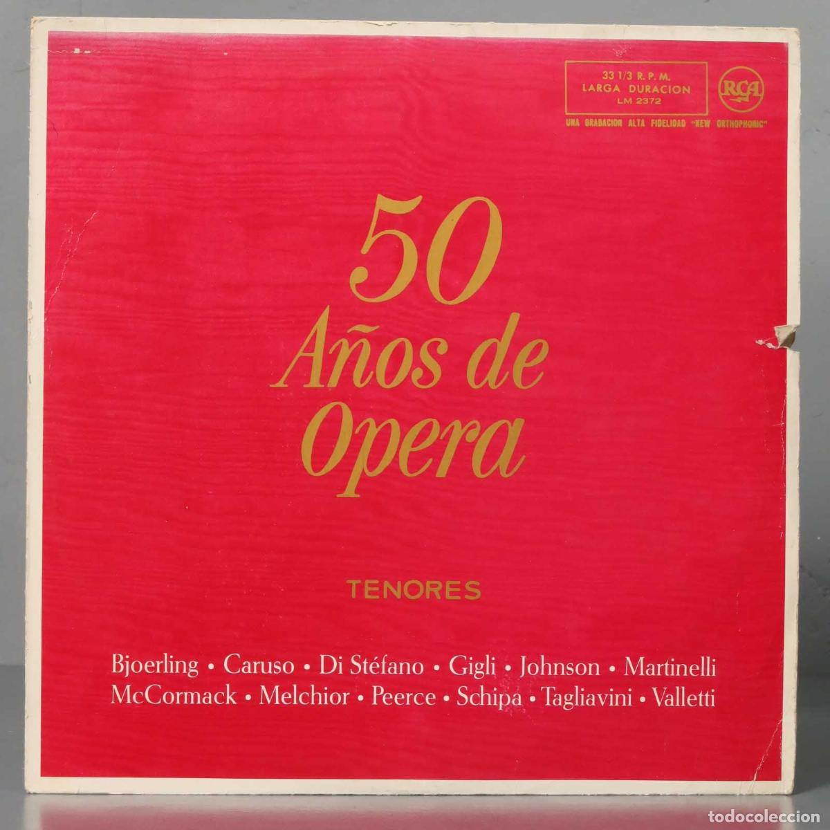 Discos de vinilo: LP. 50 A&ntilde;os De Opera - Foto 1