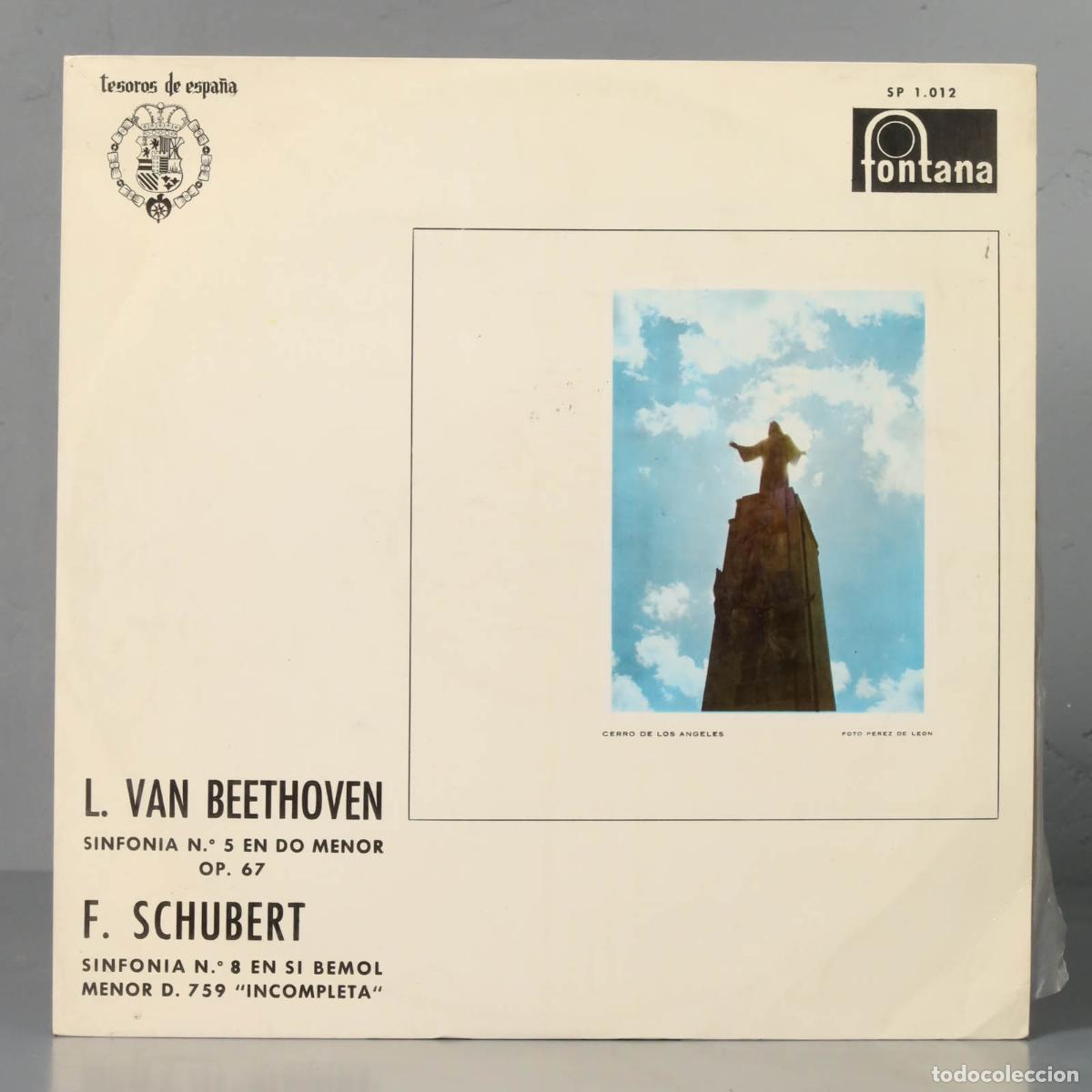 Discos de vinilo: LP. BEETHOVEN. SCHUBERT. OP 67. D 759. VAN OTTERLOO - Foto 1