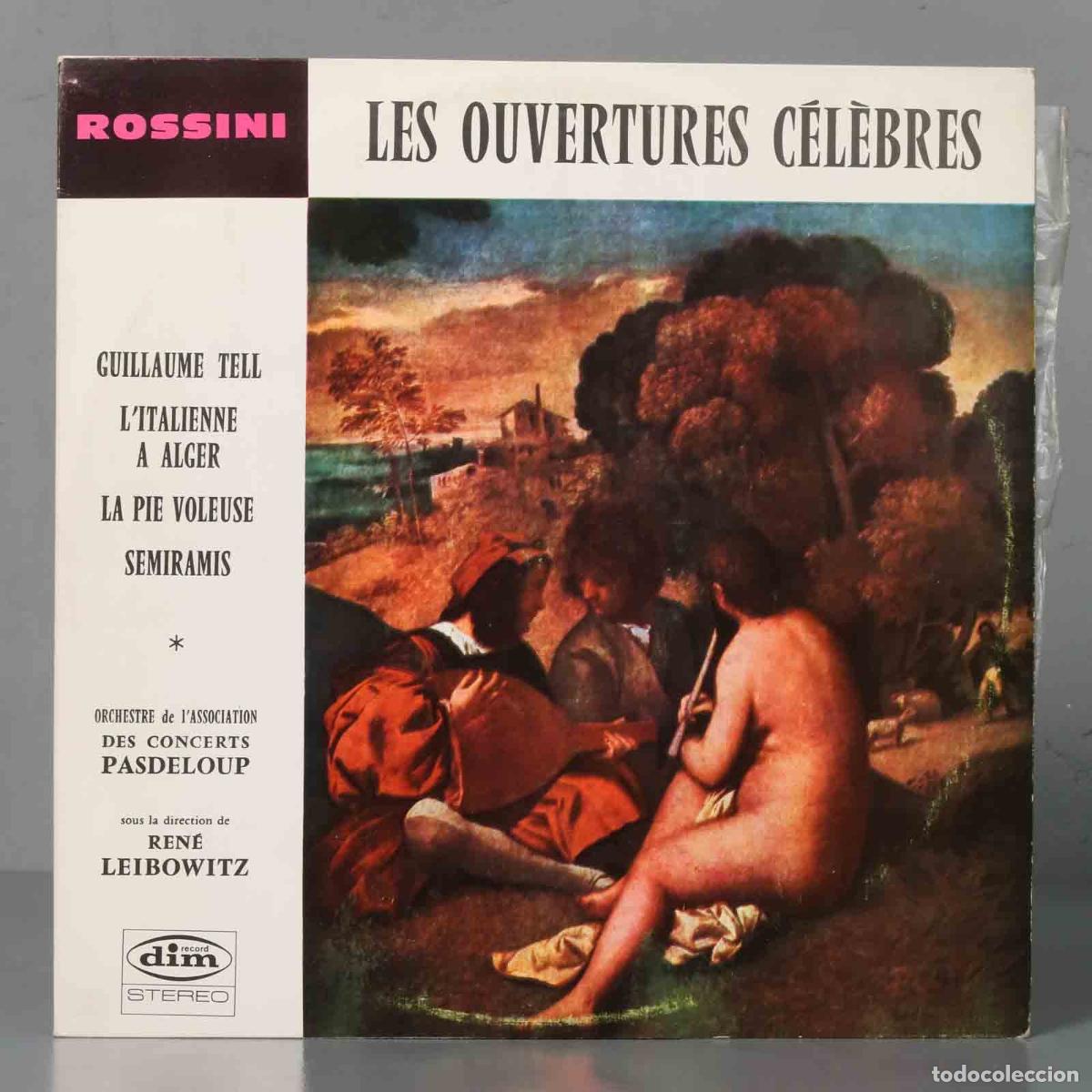 Discos de vinilo: LP. Leibowitz &ndash; Les Ouvertures C&eacute;l&egrave;bres. ROSSINI - Foto 1