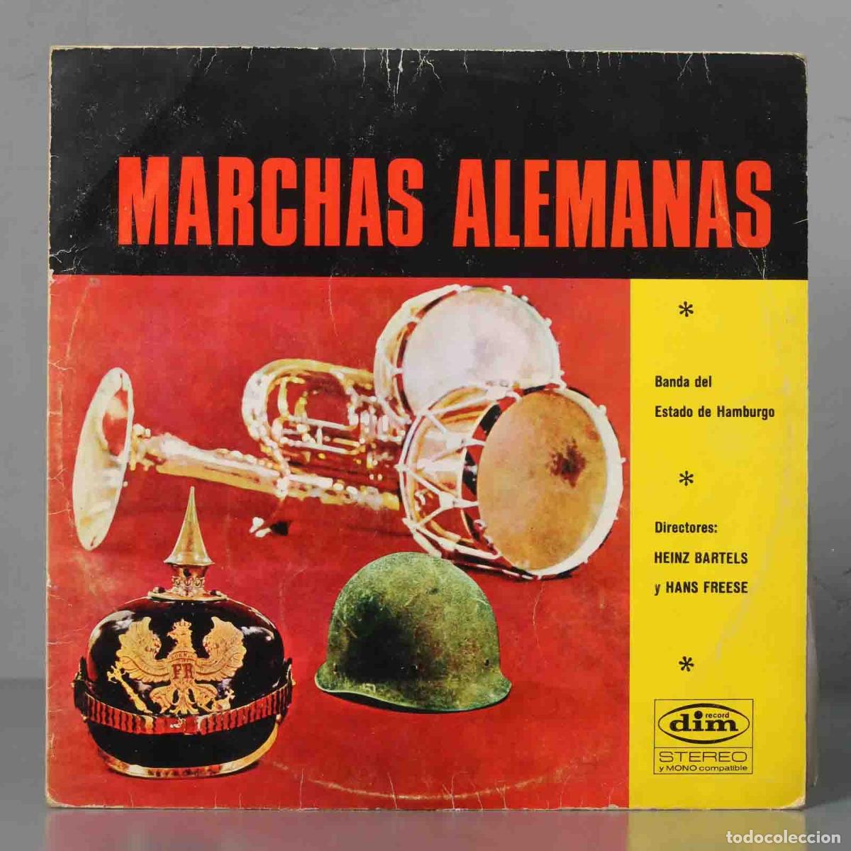 Discos de vinilo: LP. MARCHAS ALEMANAS. BANDA ESTADO HAMBURGO