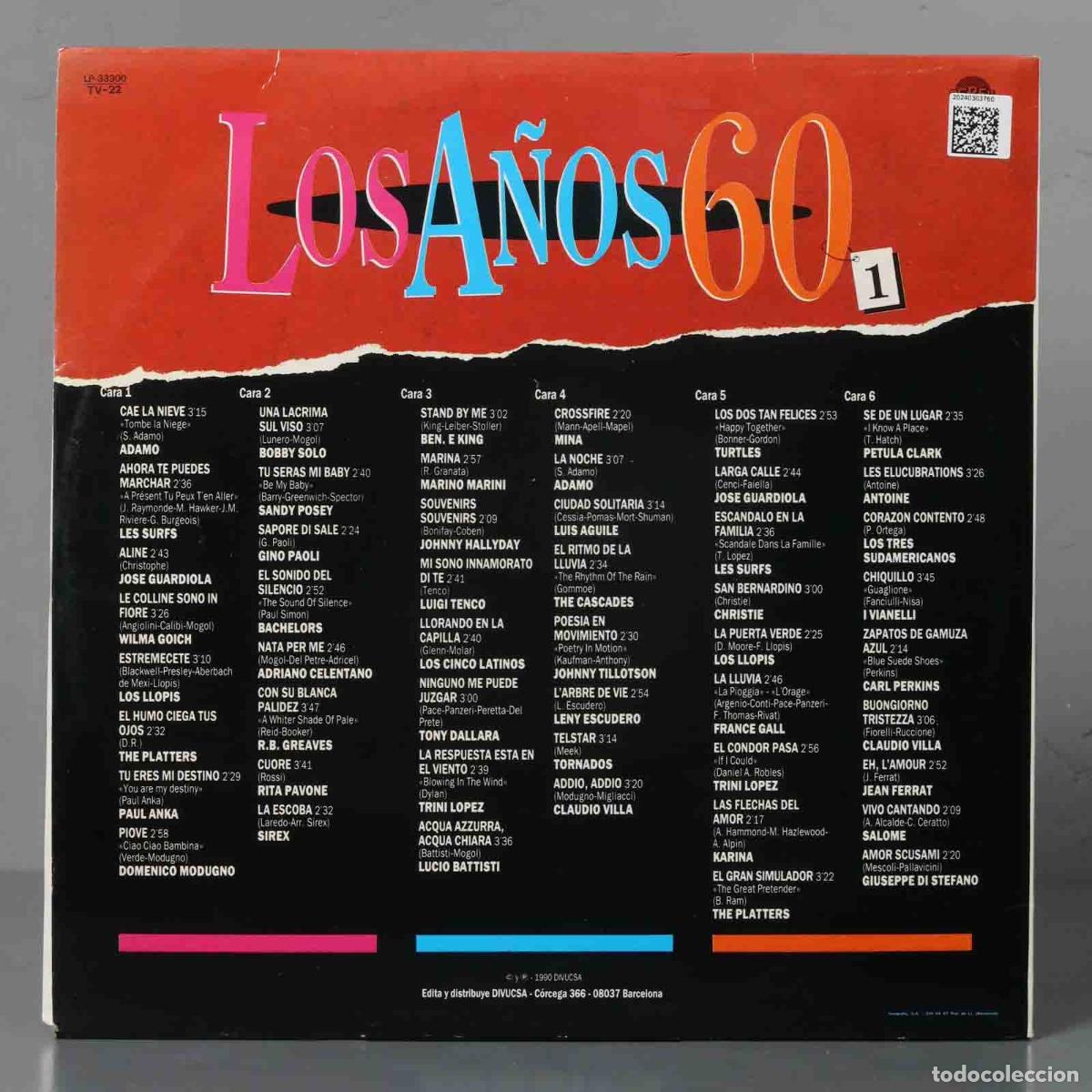 Discos de vinilo: LP. Los A&ntilde;os 60 Vol.1 - Foto 2