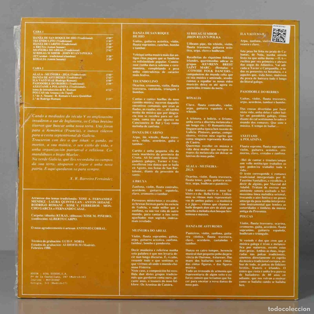 Discos de vinilo: LP. Milladoiro &ndash; A Galicia De Maeloc - Foto 2