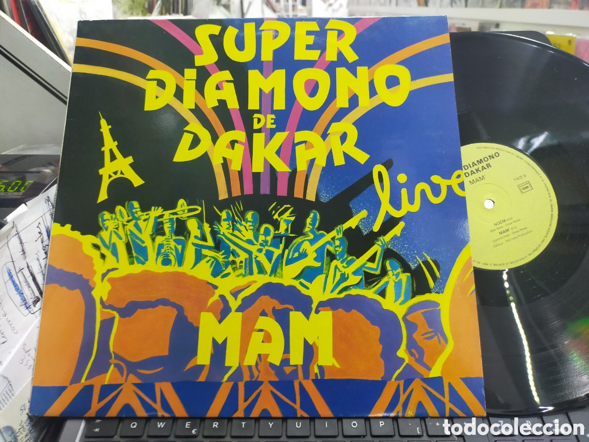 Disques de vinyle: super Diamono de Dakar LP mam Francia 1985