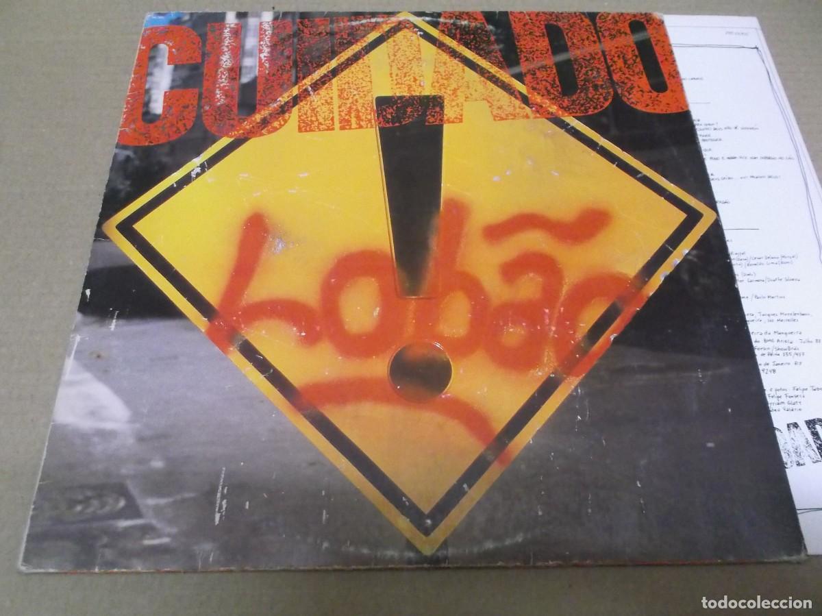 Discos de vinilo: LOBAO (LP) CUIDADO A&Ntilde;O 1988 &ndash; EDICION BRASIL &ndash; ENCARTE CON LETRAS