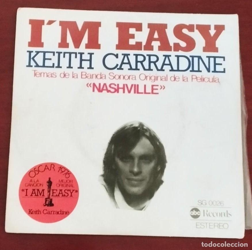 Discos de vinilo: DISCO VINILO SINGLE I&acute;M EASY - KEITH CARRADINE - - Foto 1