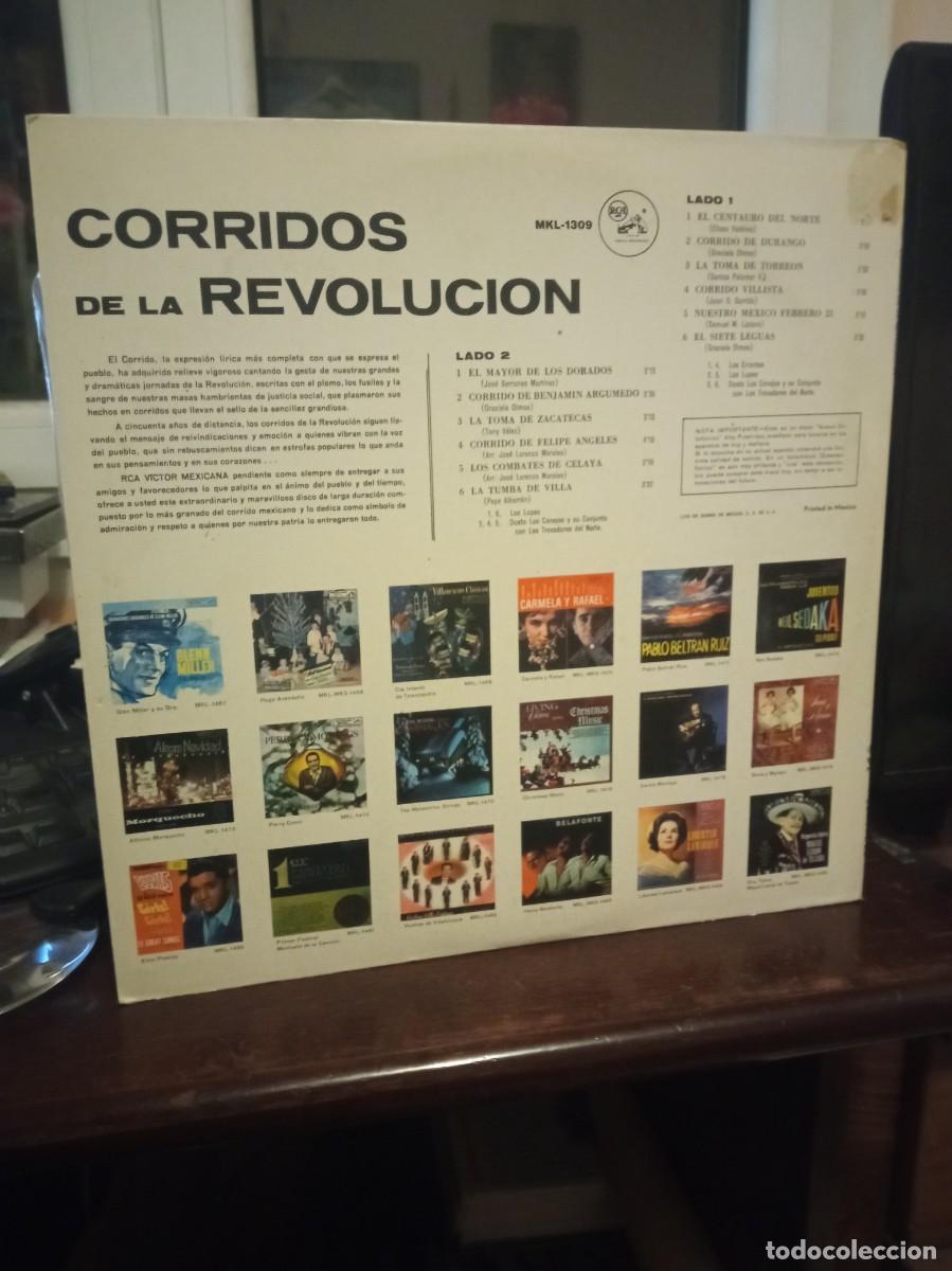 Discos de vinilo: Corridos de la revoluci&oacute;n. RCA M&eacute;xico - Foto 2