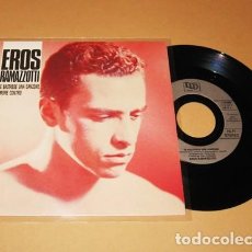 Discos de vinilo: EROS RAMAZZOTTI - SE BASTASSE UNA CANZONE / AMORE CONTRO - SINGLE - 1990