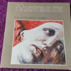 Discos de vinilo: LUIS EDUARDO AUTE – 20 CANCIONES DE AMOR Y UN POEMA DESESPERADO 2 X VINILO, LP 1986 SPAIN GATEFOLD