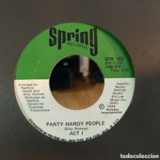 Discos de vinilo: ACT 1 ‎– PARTY HARDY PEOPLE (EDICIÓN USA)