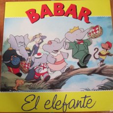 Discos de vinilo: BABAR EL ELEFANTE - LP, EDICIÓN ESPAÑOLA 12” 1991. INSERT. COMO NUEVO (NM)