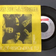 Discos de vinilo: SINGLE GRUPO LOS DE LA TORRE / RI BO DE /RESPONDEME TU / BUEN ESTADO