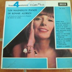 Discos de vinilo: LOS MAGNÍFICOS PIANOS DE RONNIE ALDRICH. LP, ED ESPAÑOLA 12” 1963. MUY BUEN ESTADO VG+