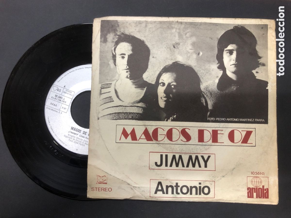 Discos de vinilo: SINGLE GRUPO MAGO DE OZ / JIMMY / ANTONIO - Foto 2