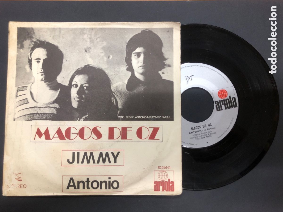 Discos de vinilo: SINGLE GRUPO MAGO DE OZ / JIMMY / ANTONIO - Foto 1