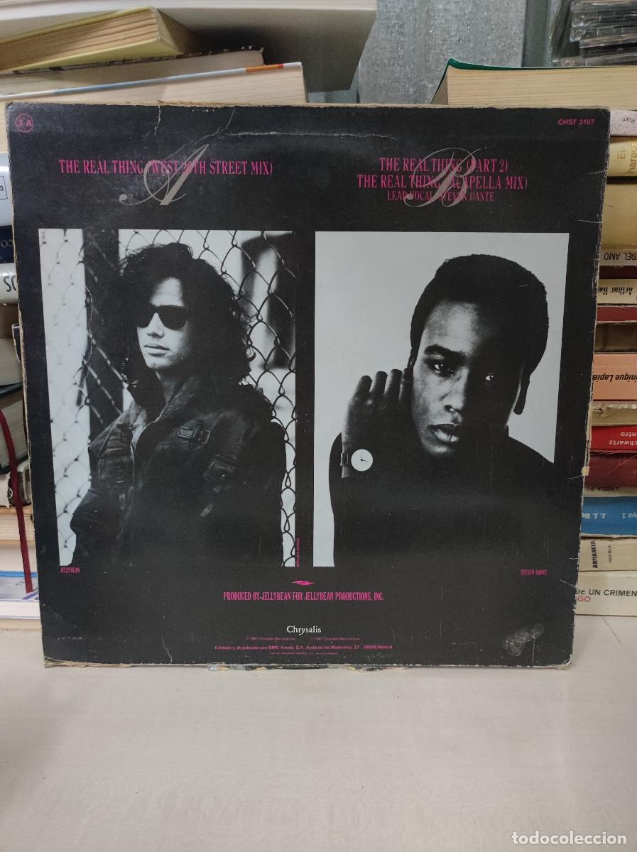 Discos de vinilo: Jellybean Featuring Steven Dante &ndash; The Real Thing - Foto 2