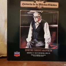 Discos de vinilo: HISTORIA DE LA MUSICA CLASICA Nº 70 DMITRI SHOSTAKOVICH