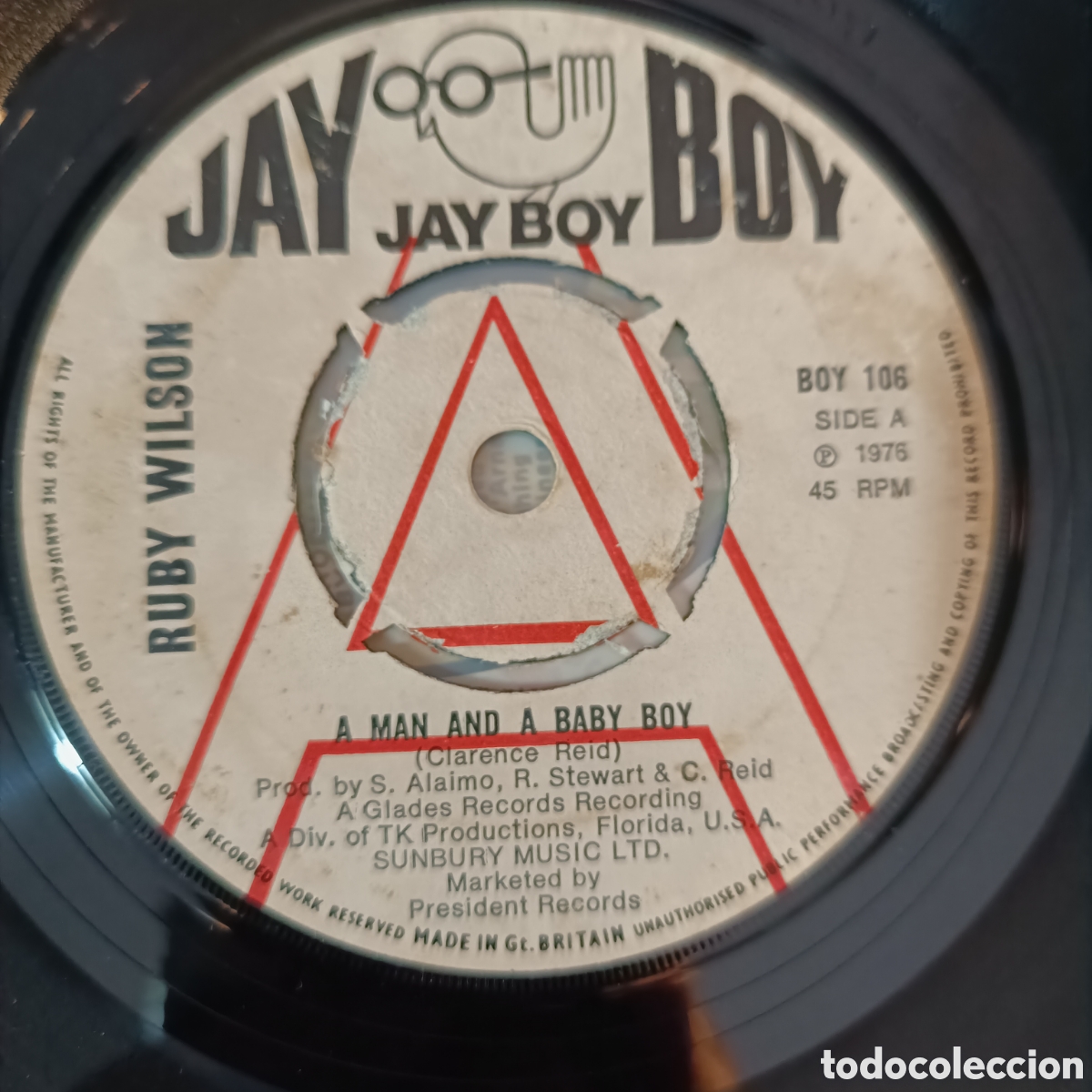 Discos de vinilo: Ruby Wilson &lrm;&ndash; A Man And A Baby Boy - Foto 1