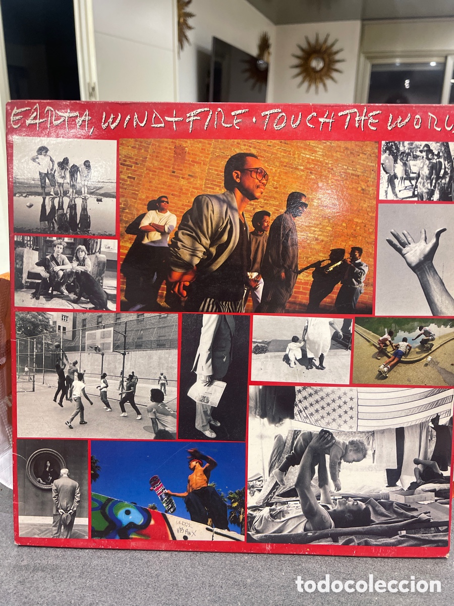 Discos de vinilo: LP EARTH WIND AND FIRE - TOUCH THE WORLD - Foto 1