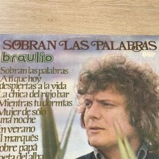 Discos de vinilo: BRAULIO SOBRAN LAS PALABRAS