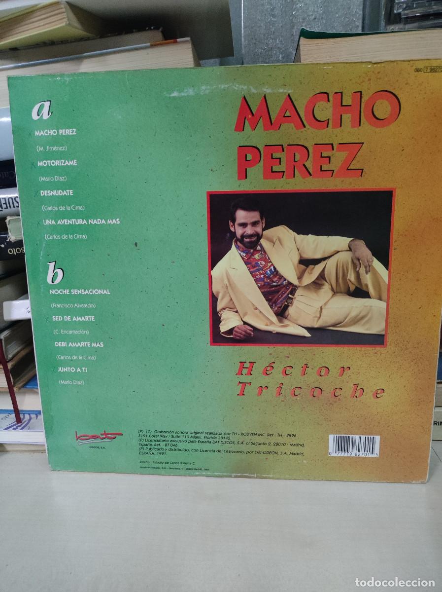 Discos de vinilo: H&eacute;ctor Tricoche &ndash; Macho P&eacute;rez - Foto 2