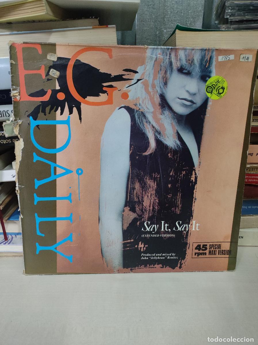 Discos de vinilo: E. G. Daily &ndash; Say It, Say It (Extended Version) - Foto 1