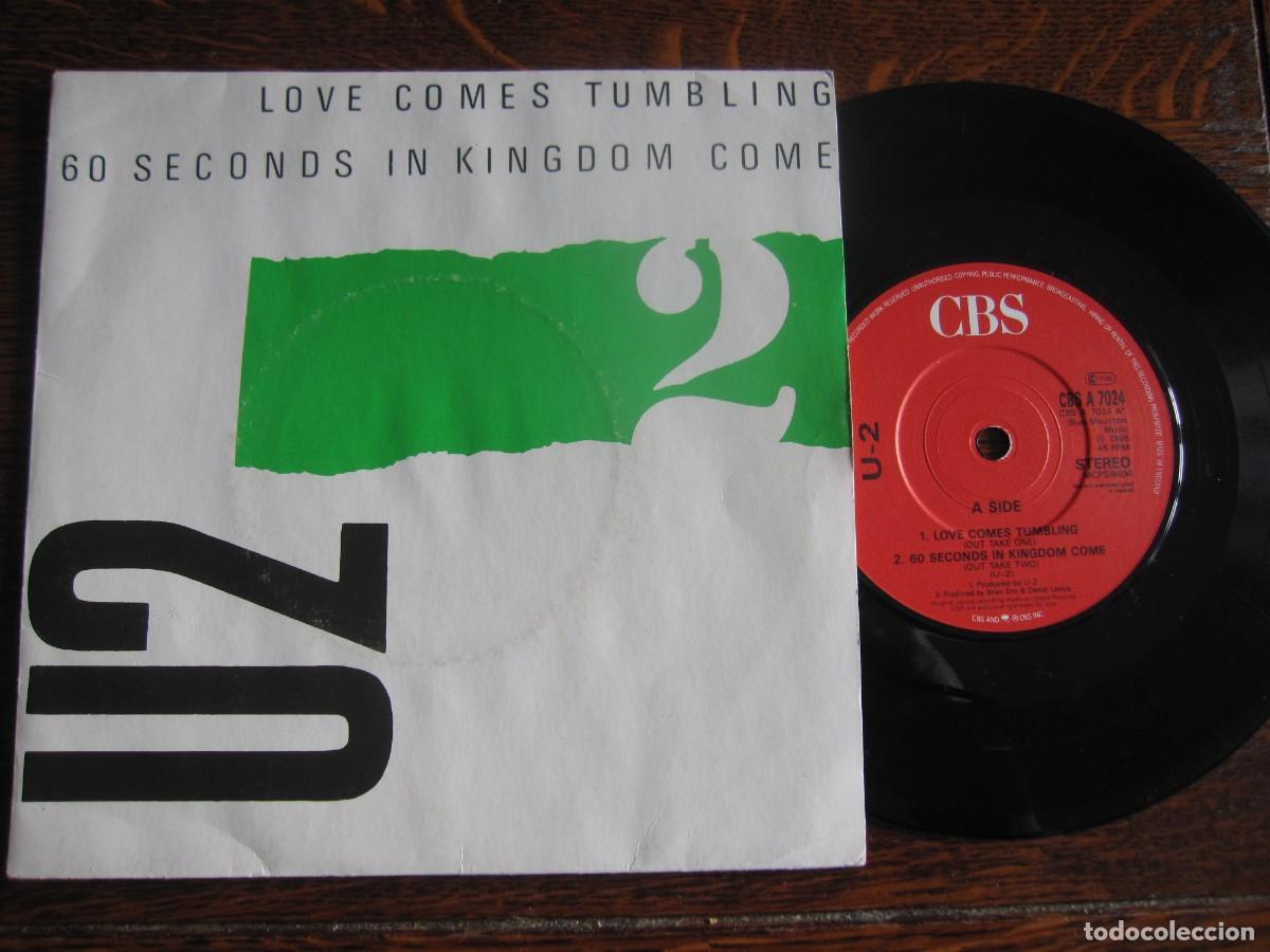 Discos de vinilo: U2 &rdquo;Love Comes Tumbling&rdquo; 1985 CBS - Foto 1