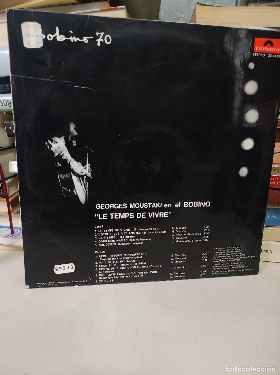 Discos de vinilo: Georges Moustaki &ndash; Bobino 70 - Foto 2