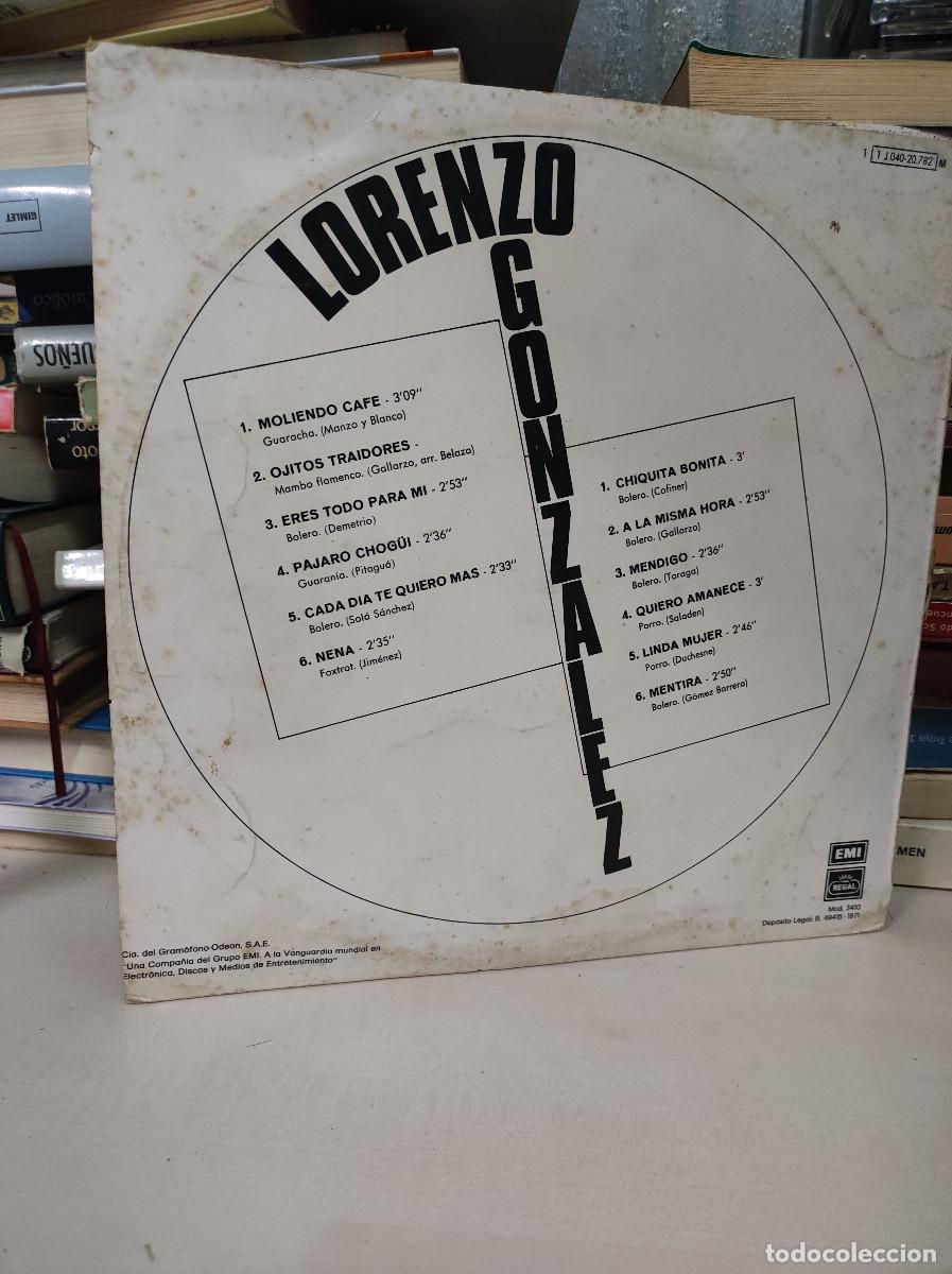 Discos de vinilo: Lorenzo Gonz&aacute;lez &ndash; Moliendo Caf&eacute; - Foto 2