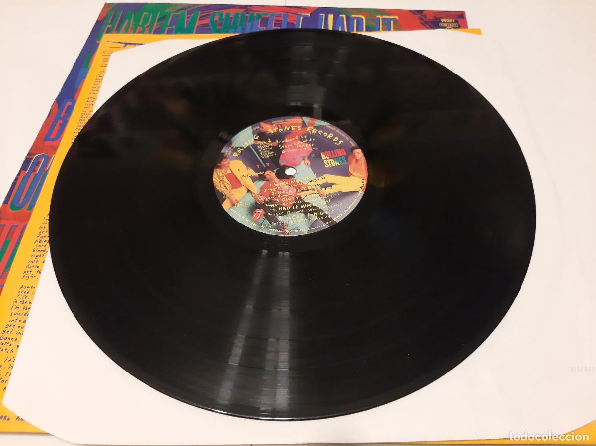 Discos de vinilo: ROLLING STONES -DIRTY WORK- (1986) LP DISCO VINILO - Foto 8