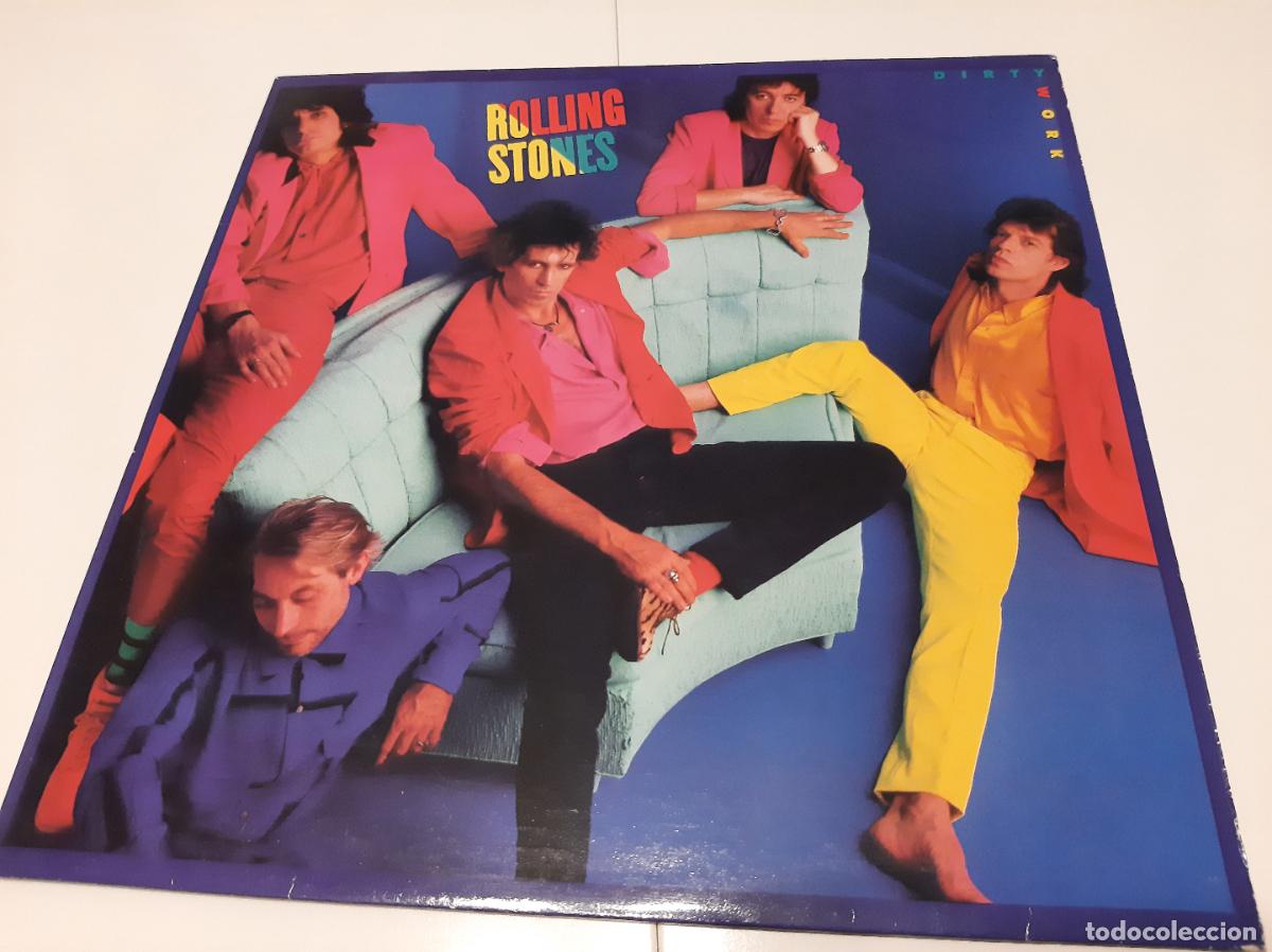 Discos de vinilo: ROLLING STONES -DIRTY WORK- (1986) LP DISCO VINILO - Foto 1