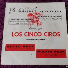 Dischi in vinile: LOS CINCO CIROS / ALLER SOTO - ESTILO ROCK VINILO, 7”, EP 1960 SPAIN QEN 3533