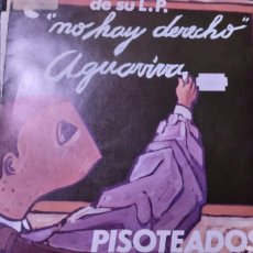 Discos de vinilo: AGUAVIVA - PISOTEADOS 1977