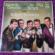 Dischi in vinile: RICARDO CERATTO CON LOS BIG BOYS CANTA RAFAEL MENDOZA VINILO, 7”, EP 1963 SPAIN 430 952 PE