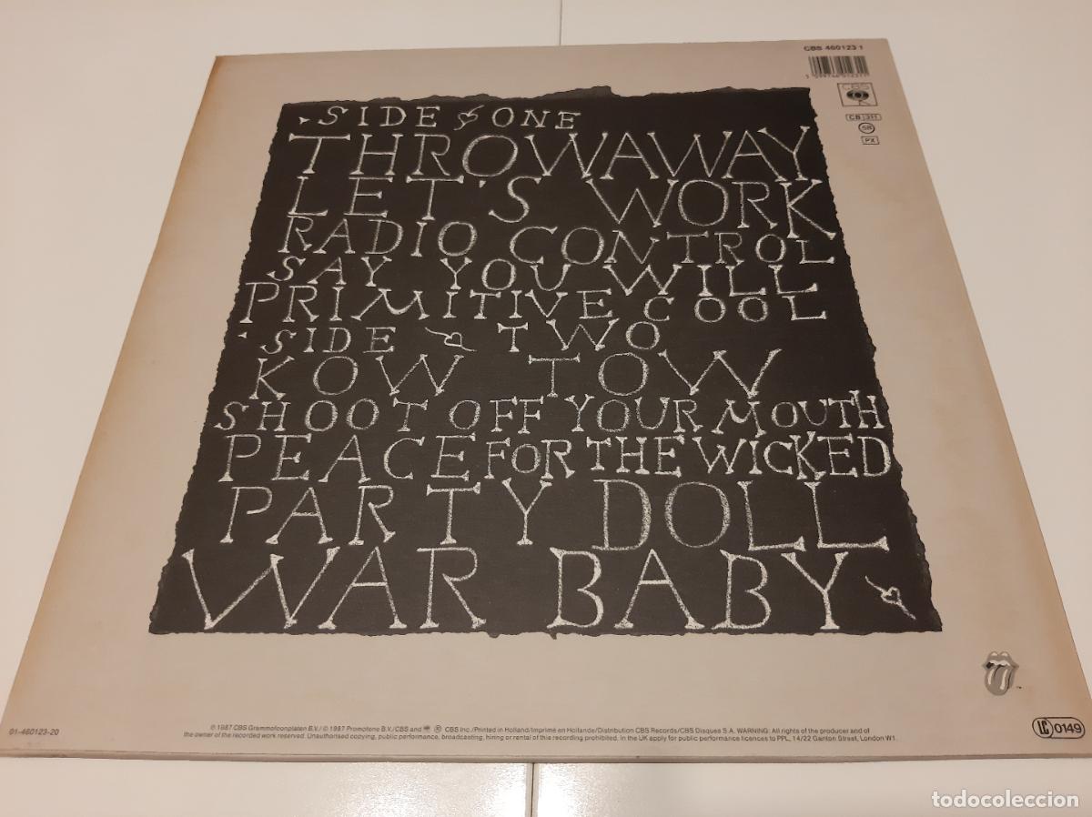Discos de vinilo: MICK JAGGER -PRIMITIVE COOL- (1987) LP DISCO VINILO - Foto 2