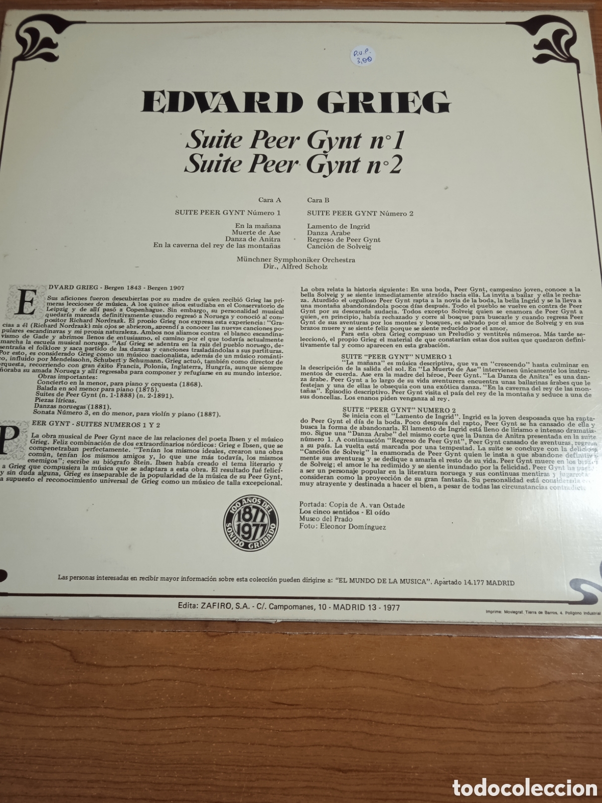 Discos de vinilo: Edvard grieg - Foto 2