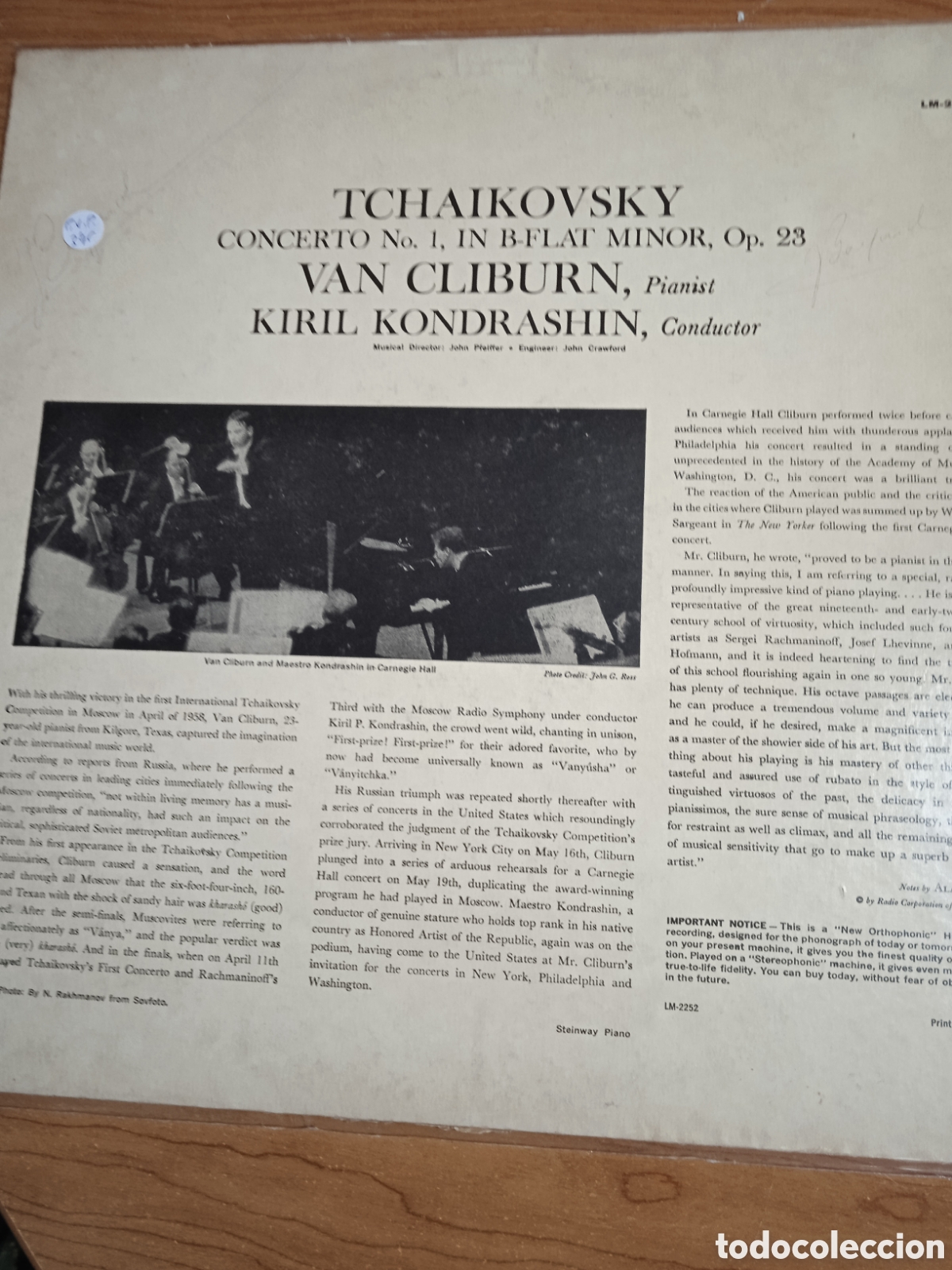 Discos de vinilo: Tchaikowsky - Foto 2