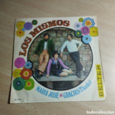 Discos de vinilo: SINGLE 7” LOS MISMOS. 1976. MARIA JOSÉ + GRACIAS.