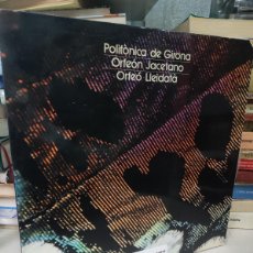 Discos de vinilo: POLIFÒNICA DE GIRONA, ORFEÓN JACETANO, ORFEÓ LLEIDATÀ – BANCO DE COORDINACIÓN INDUSTRIAL