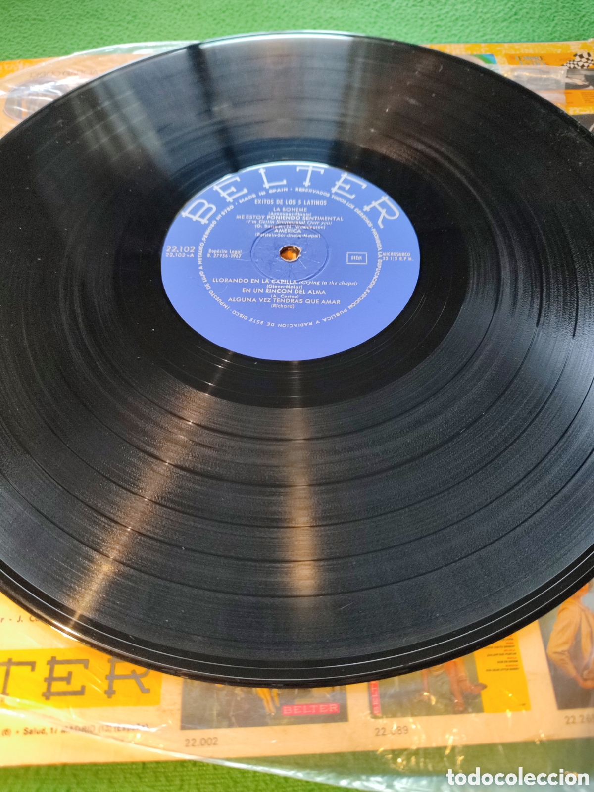 Discos de vinilo: Los Cinco Latinos - &Eacute;xitos de - Foto 3
