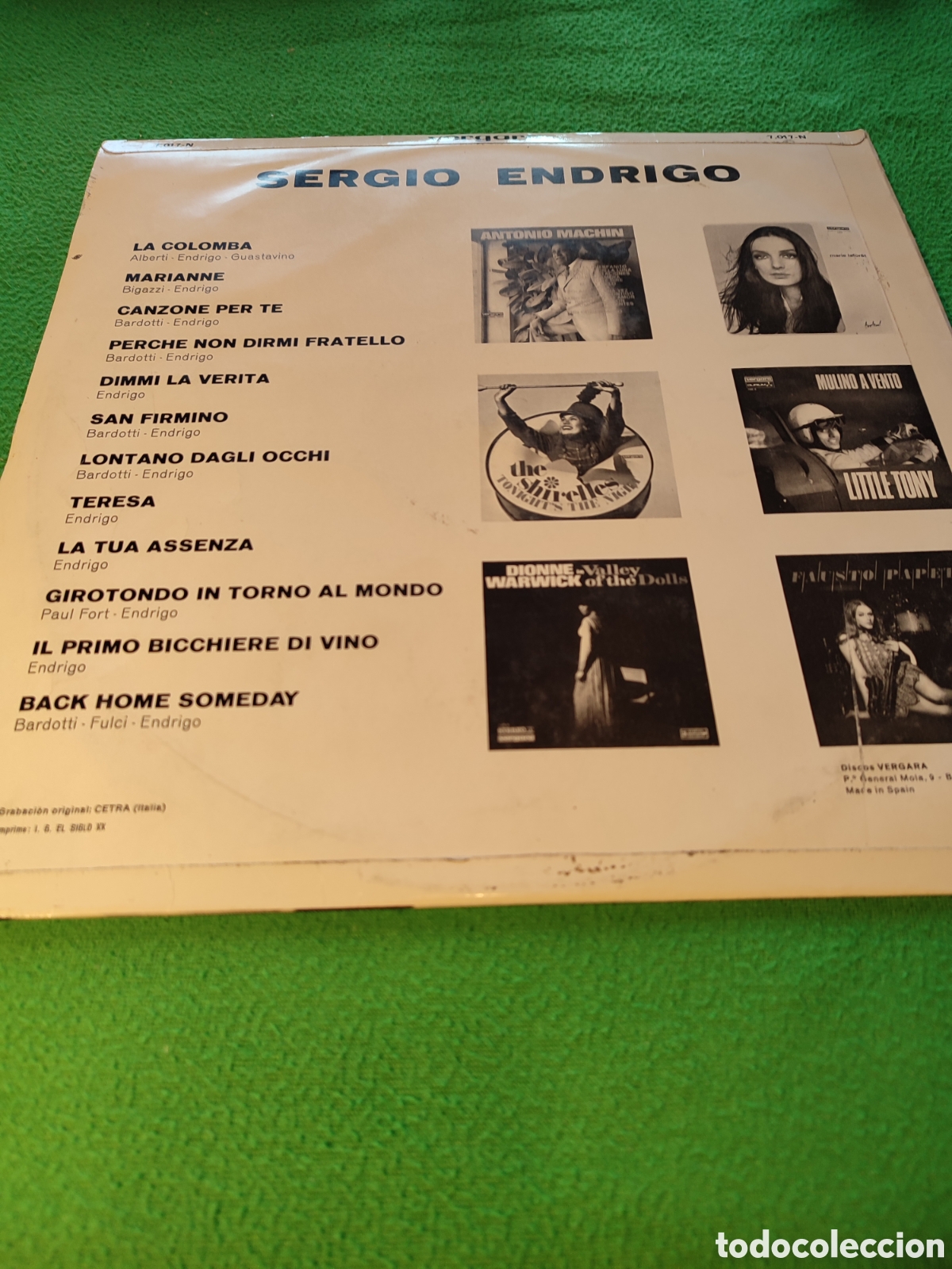 Discos de vinilo: Sergio Endrigo - Same - Foto 2