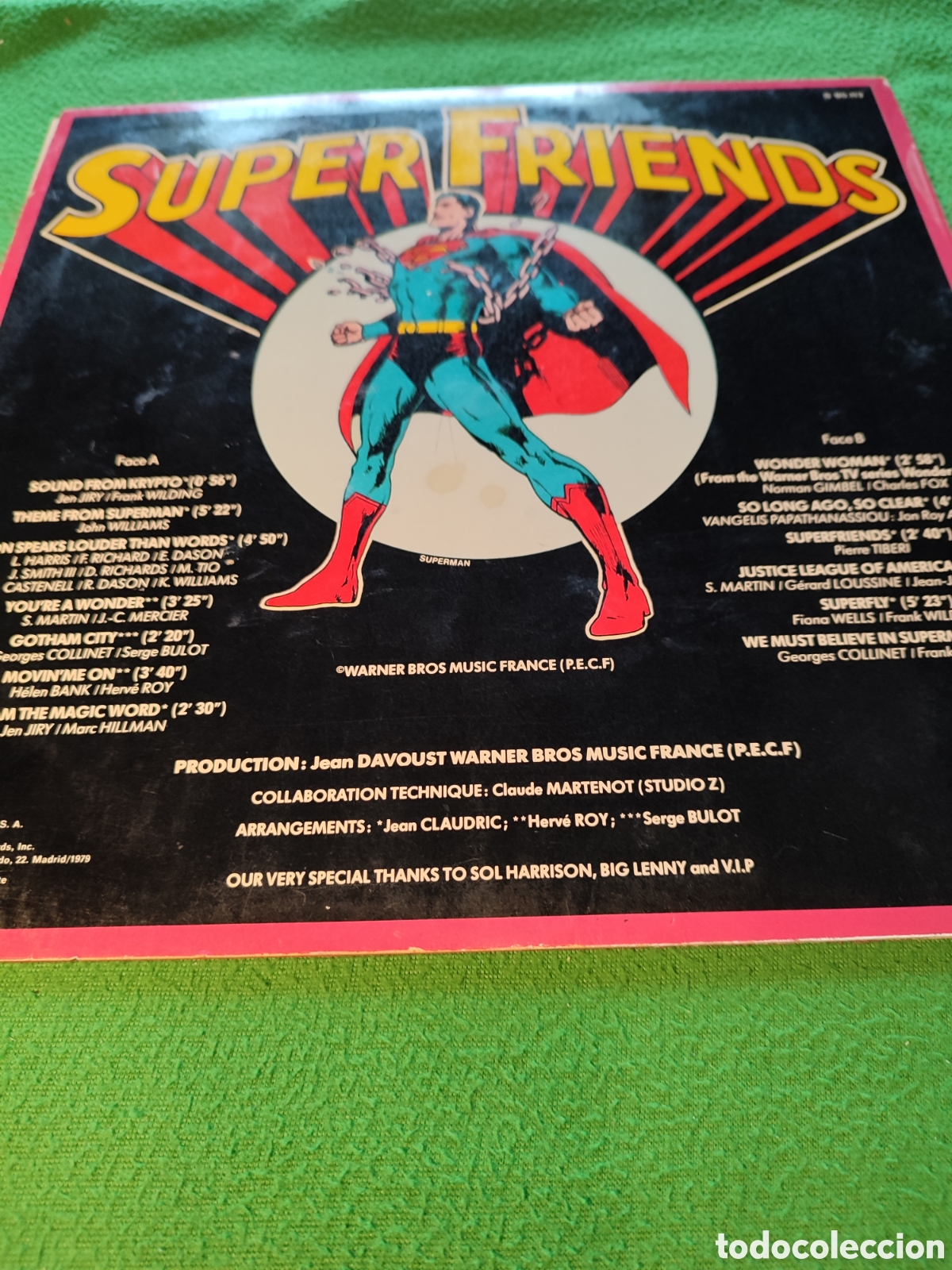Discos de vinilo: S&uacute;per Friends - Lets All dance Whit - Foto 2