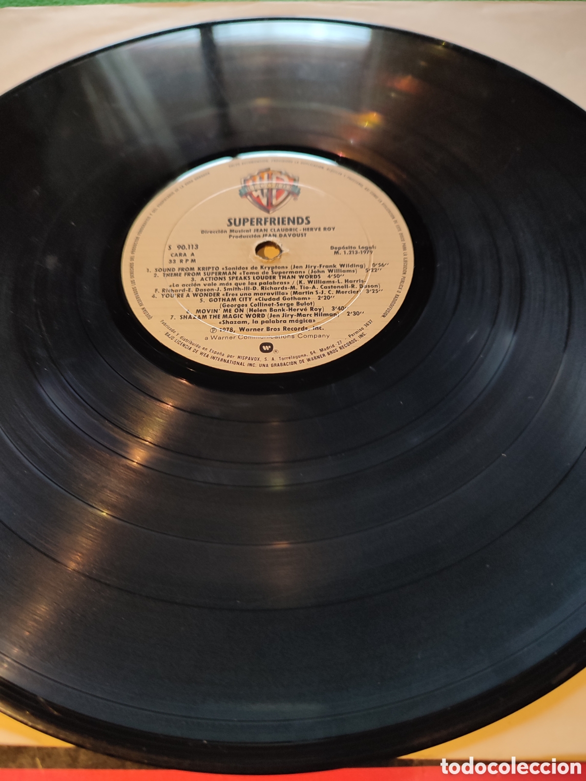 Discos de vinilo: S&uacute;per Friends - Lets All dance Whit - Foto 3