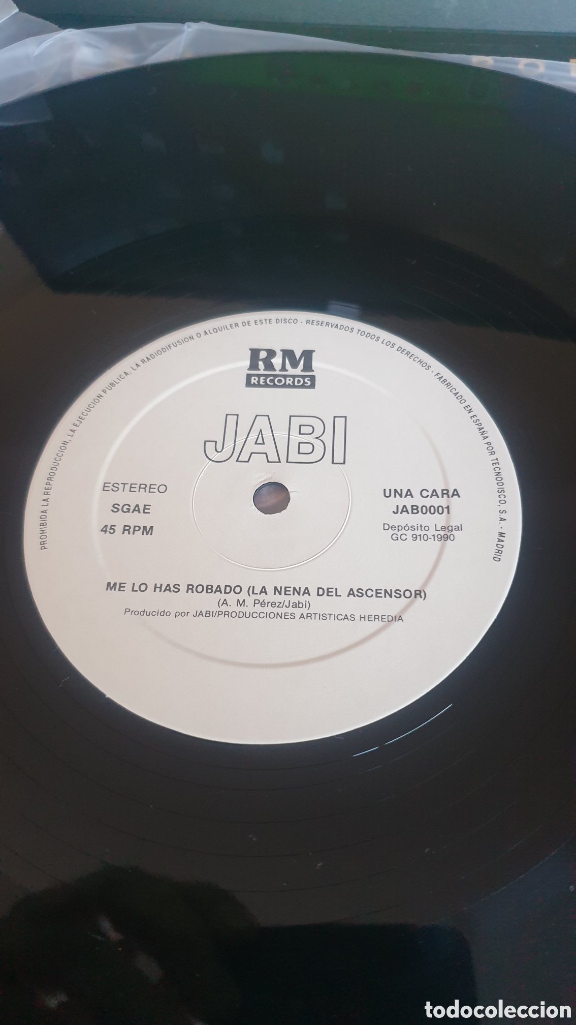 Discos de vinilo: Jabi (Jabicob&eacute;) - me lo has robado - Foto 3