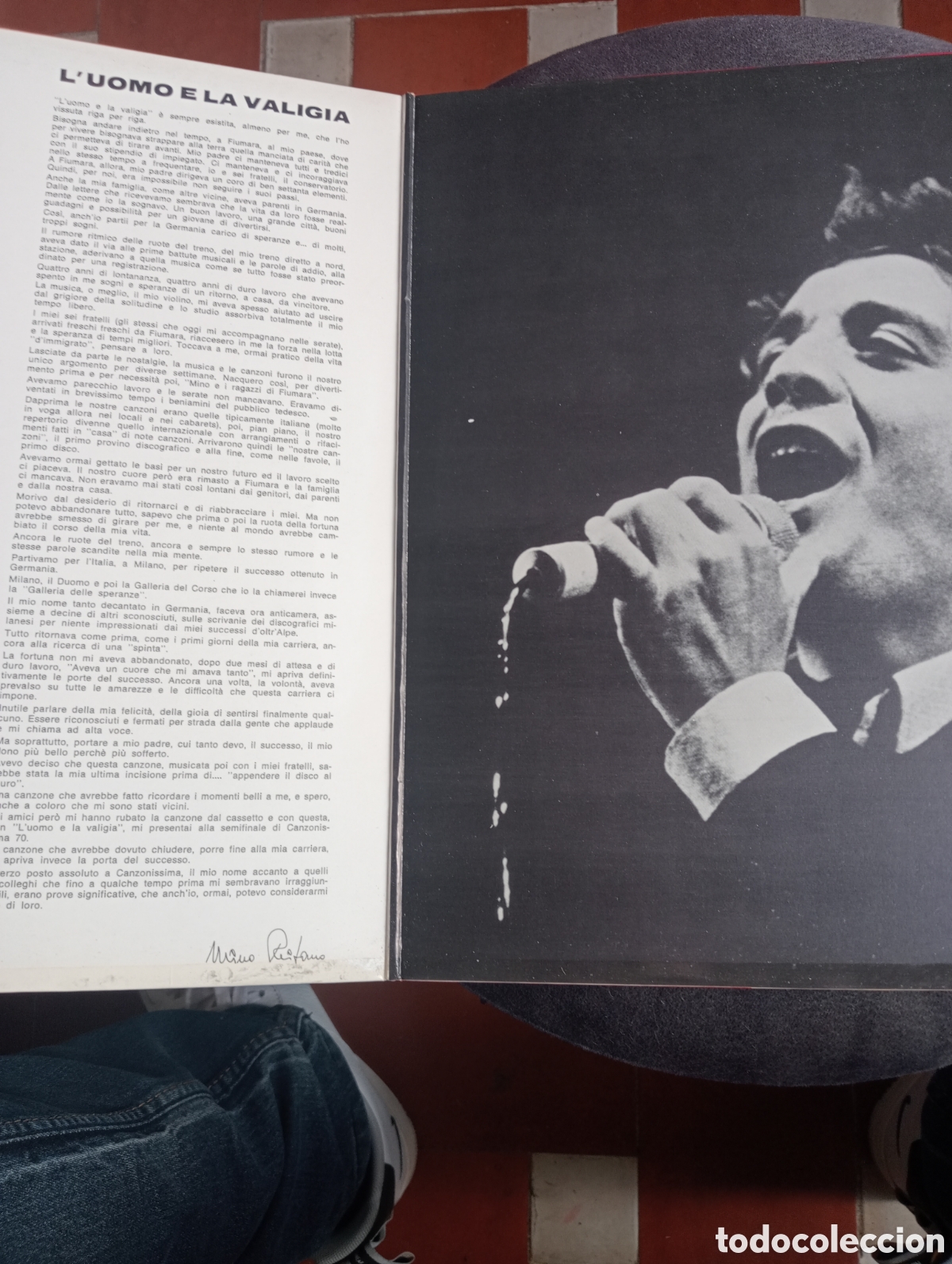 Discos de vinilo: Mino Reitano:luomo e la valigia - Foto 2