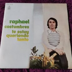 Discos de vinilo: RAPHAEL – COSTUMBRES VINILO, 7”, SINGLE, 1972 SPAIN HS 828