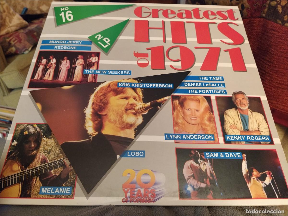 Discos de vinilo: Greatest Hits OF 1971 doble Lp artistas originales
