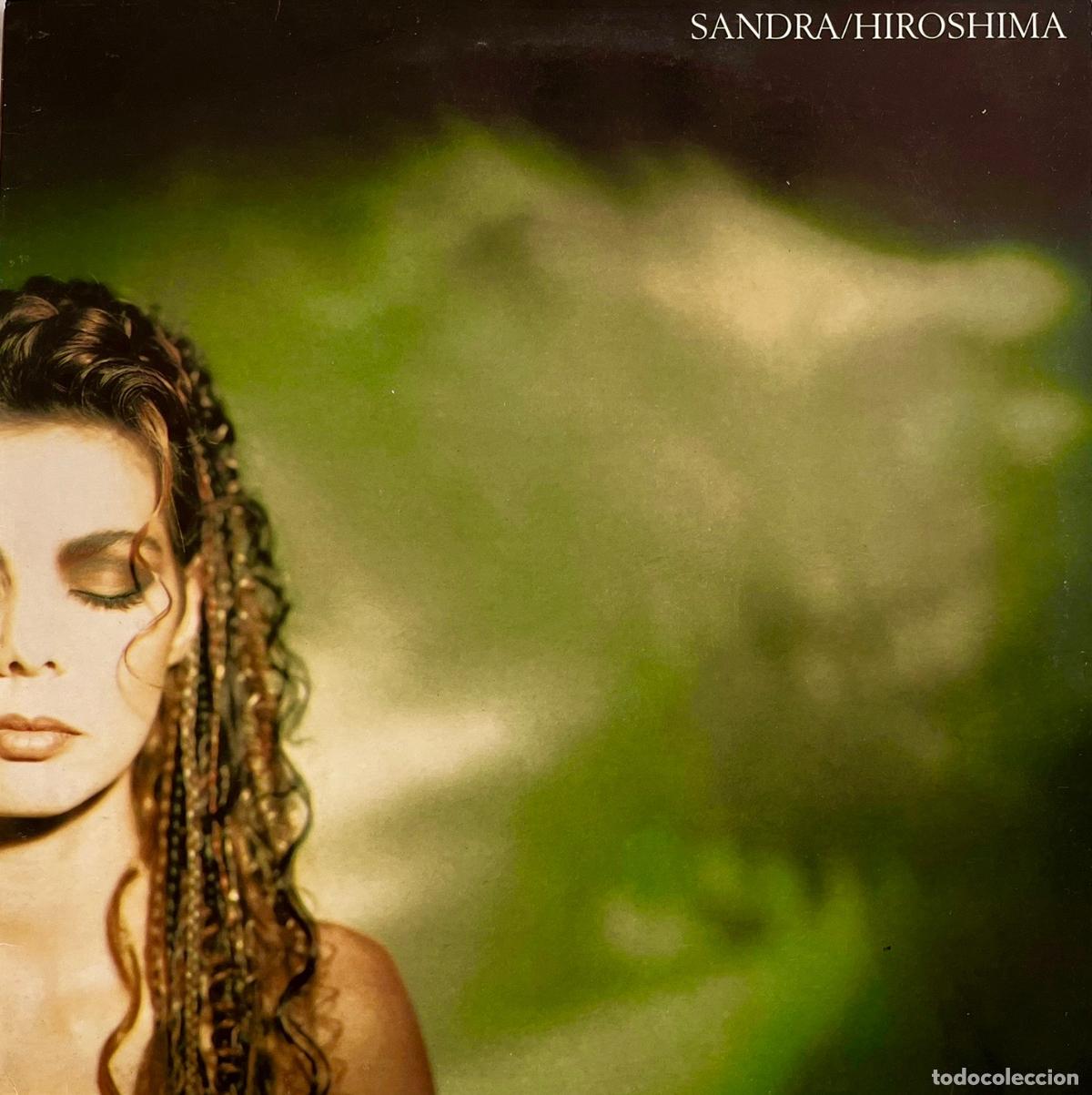 Discos de vinilo: SANDRA, HIROSHIMA (EXTENDED VERSION) + 2 TEMAS. MAXI SINGLE ORIGINAL ESPA&Ntilde;A VIRGIN RECORDS - Foto 1