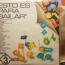 Discos de vinilo: ESTO ES PARA BAILAR - 3 LPS